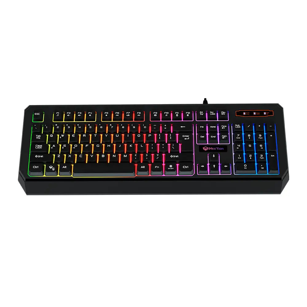 Meetion K9320 Wired Backlit Keyboard for Comfortable Typing