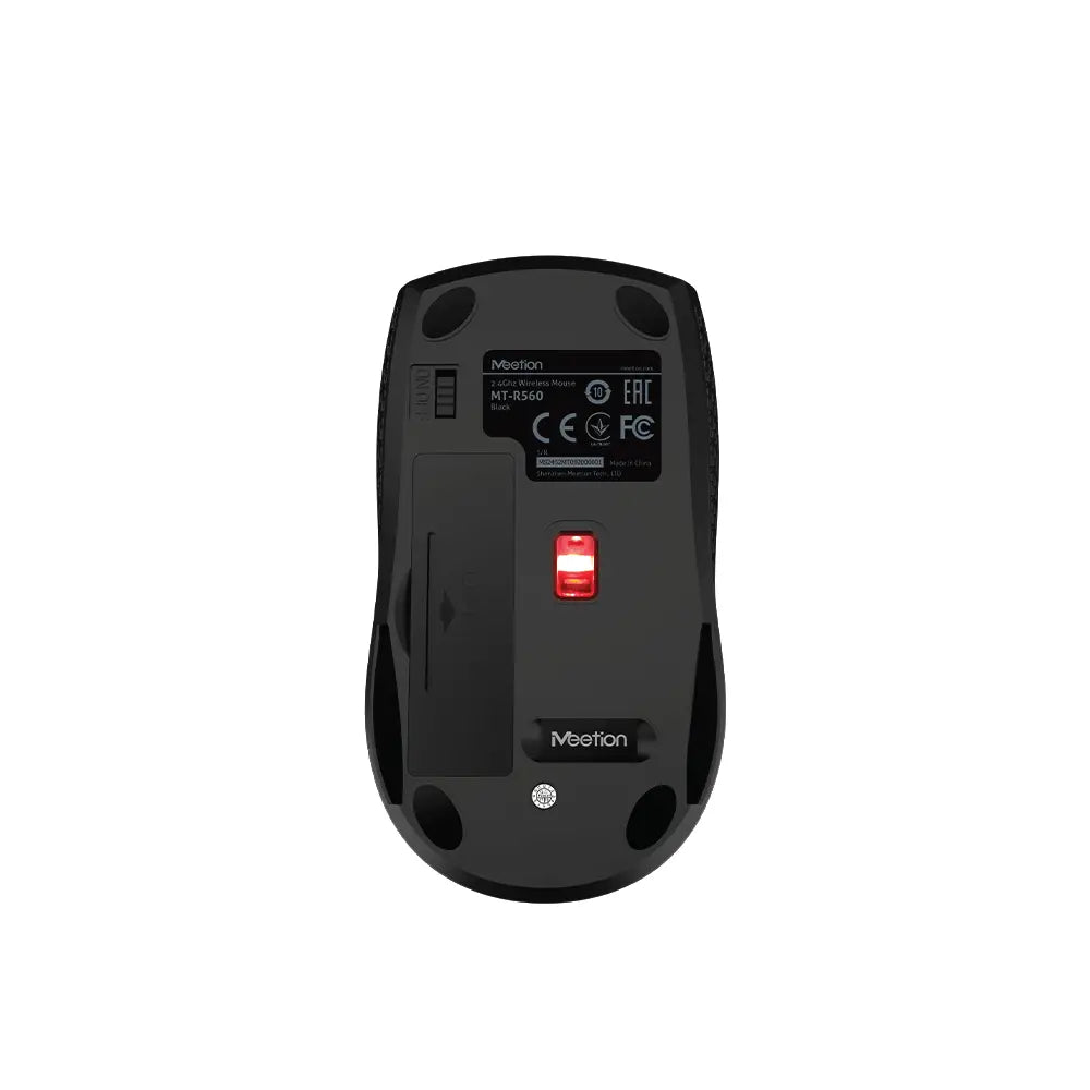 MEETION R560 Black Wireless Mouse Compact Design