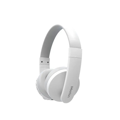 White Meetion BTH003 Wireless Headphones Compact Design