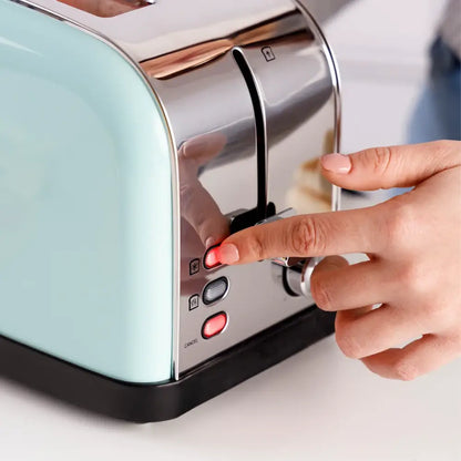Taurus TO950X Vintage Mint Toaster with 7 Toasting Settings