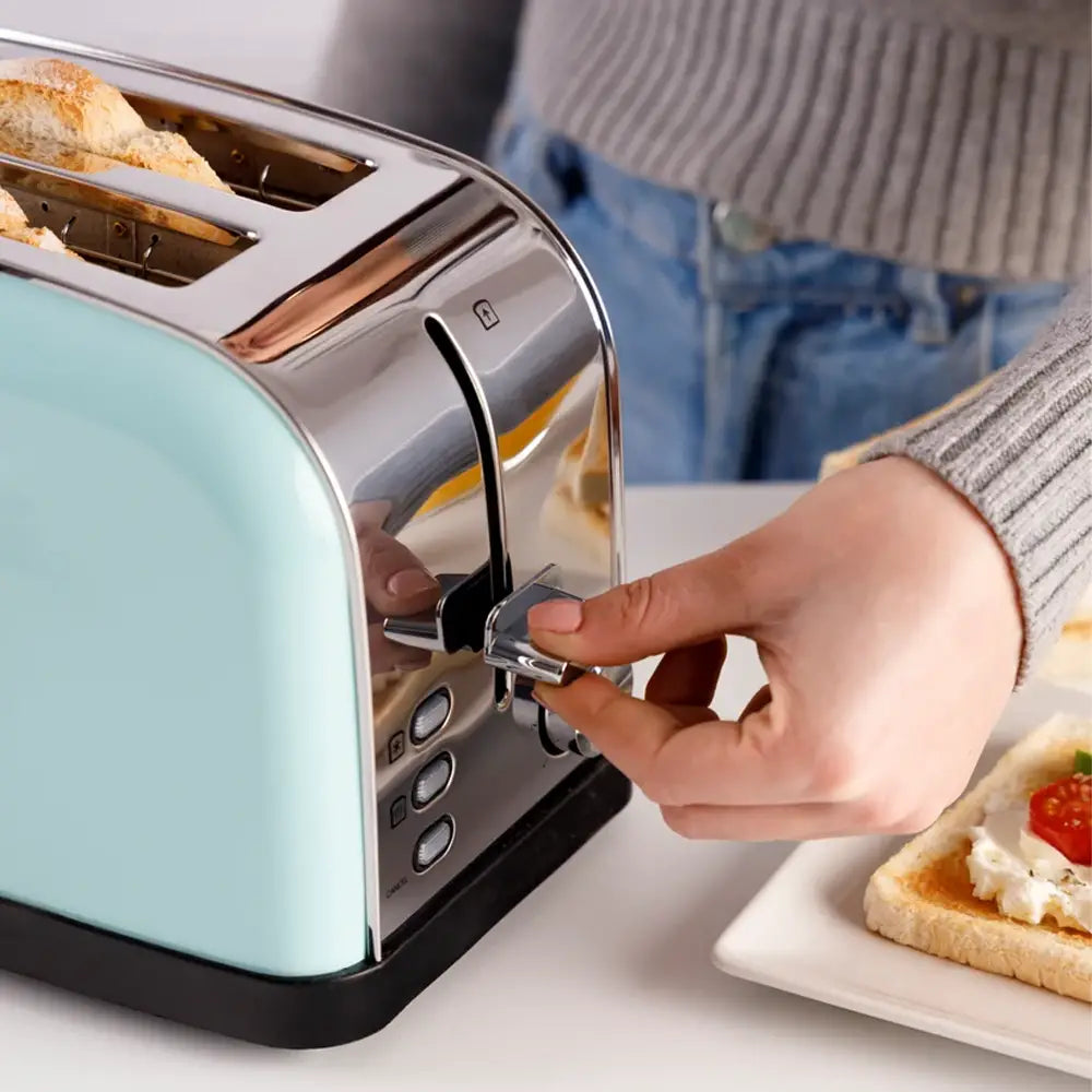 Taurus TO950X Vintage Mint Toaster with 7 Toasting Settings