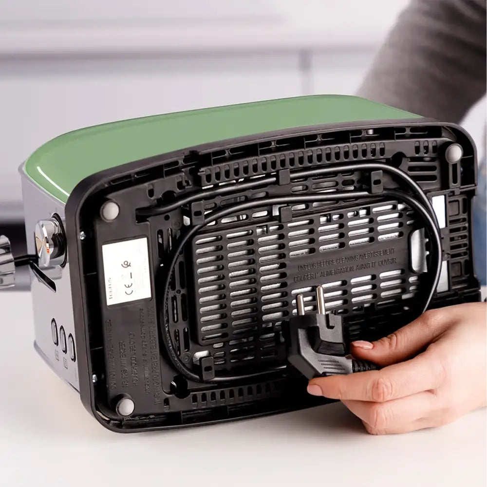 Taurus Vintage II Olive Toaster with 7 Toast Settings