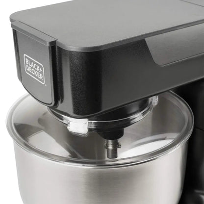 Black+Decker BXKM1000E Stand Mixer in Black – Durable Kitchen Essentia