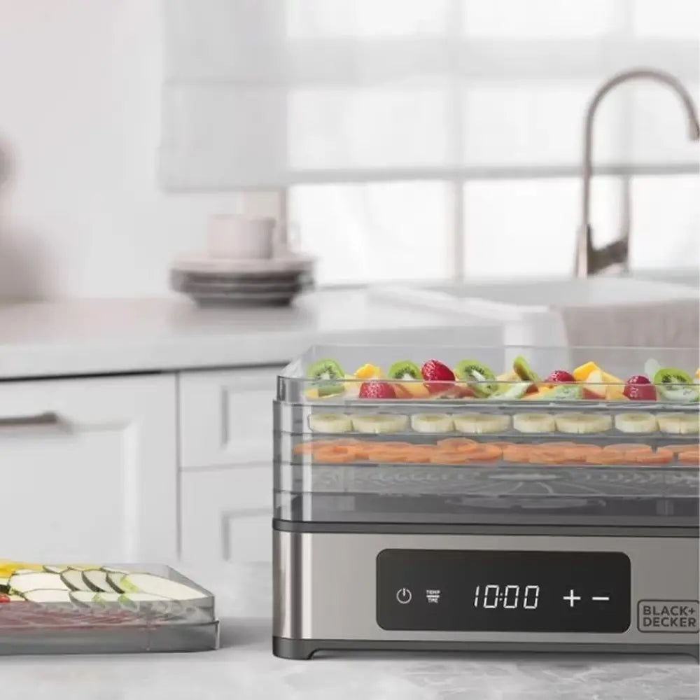 Black+Decker BXDE401E Food Dehydrator for Healthy Snacks