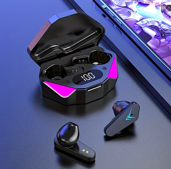 Wireless LED Earbuds – Digital Display Charging Case - ayq