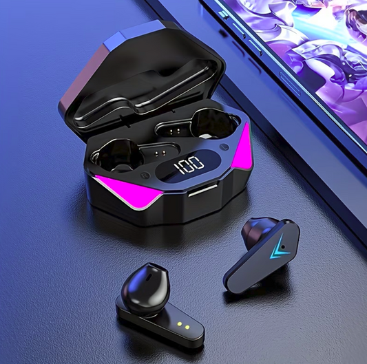 Wireless LED Earbuds – Digital Display Charging Case - ayq