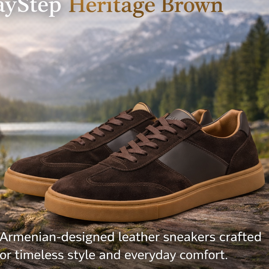 Armenian shoes brown - ayq