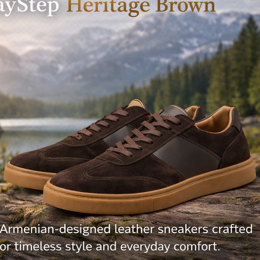 Armenian shoes brown - ayq