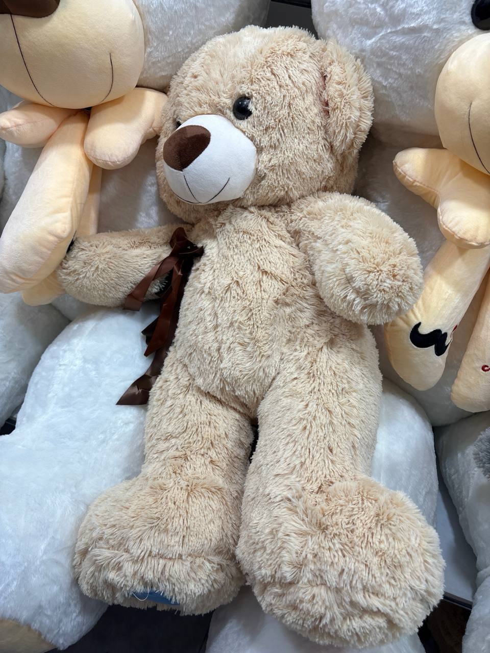 Soft teddy bear TEDDY brown