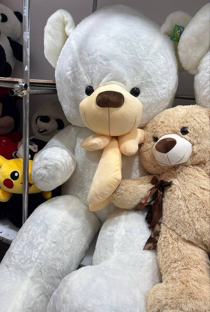 Soft teddy bear TEDDY white