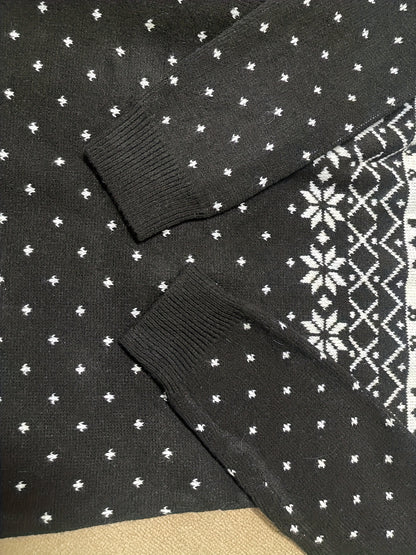 Women'S Christmas Reindeer Print Sweater Dress - Long Sleeve, Round Neck, Ribbed Texture, Green & Holiday Party Outfit, Perfect for Festive Gatherings