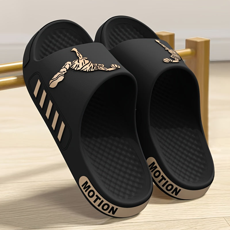 A Pair of EVA Slippers Featuring a Contrasting Sporty Design, with a Cloud-Like Soft And Comfortable EVA Sole. The Minimalist Style Is Fashionable And Versatile - ayq