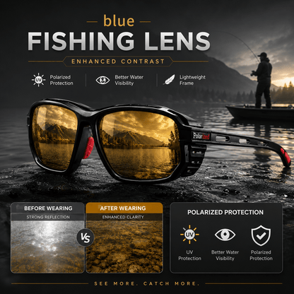 Polarized Vintage Safety Glasses for Men & Women with UV400 Protection