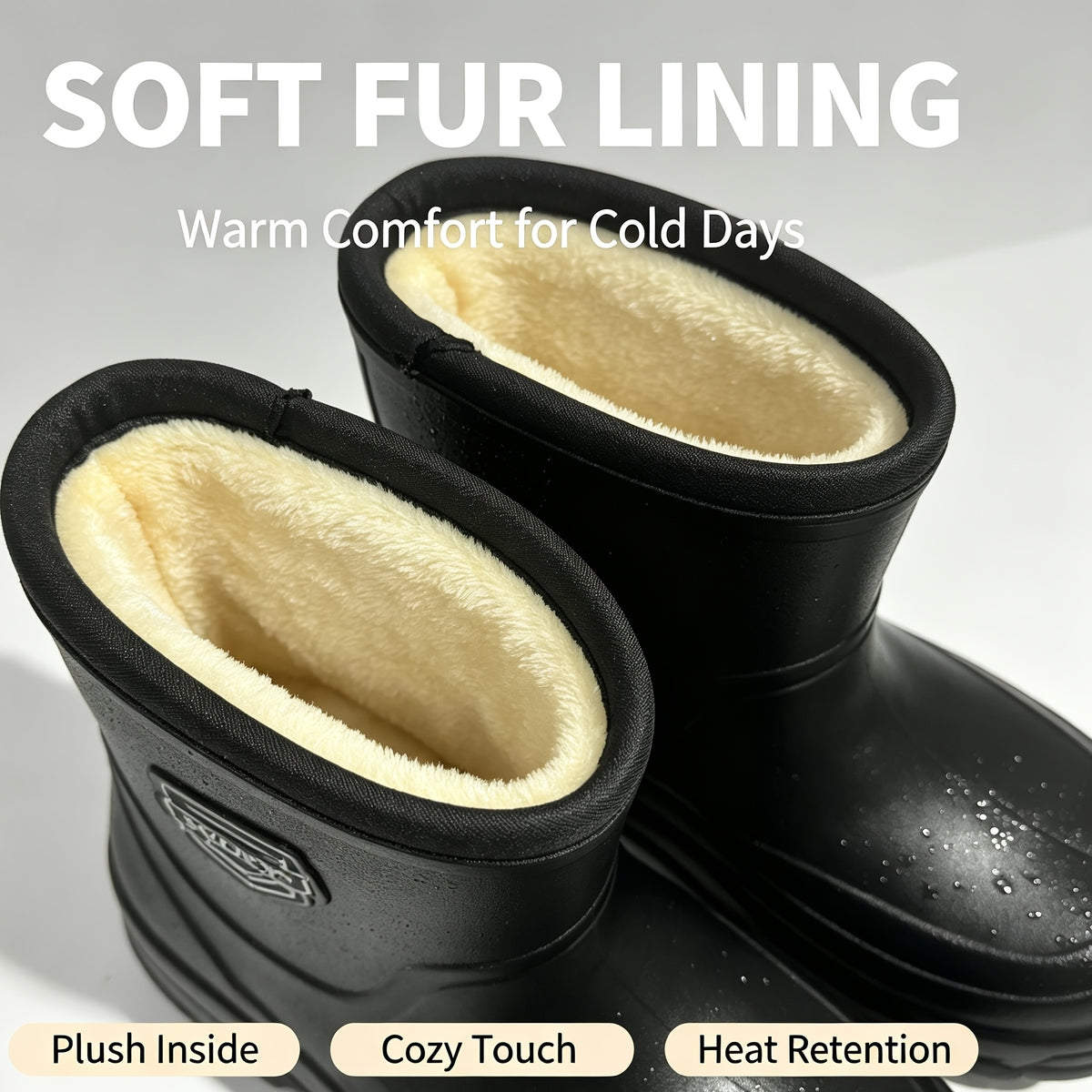 Men's Waterproof High-Top EVA Winter Snow Boots