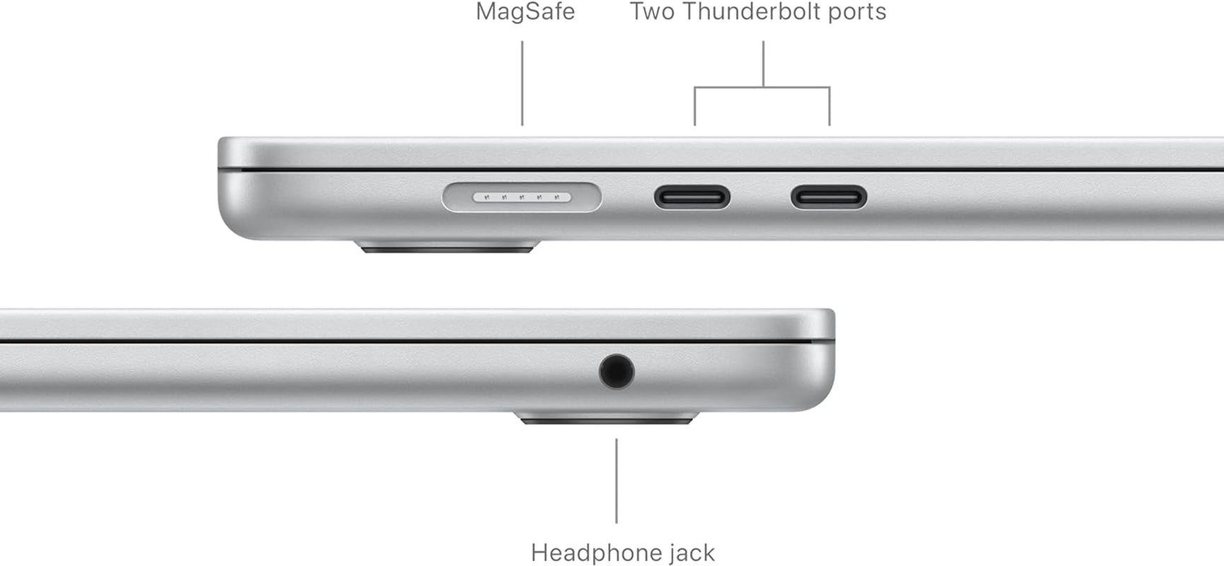 Apple 2024 Macbook Air 15-Inch Laptop with M3 Chip: Built for Apple Intelligence, 15.3-Inch Liquid Retina Display, 8GB Unified Memory, 256GB SSD Storage, Backlit Keyboard, Touch ID; Silver
