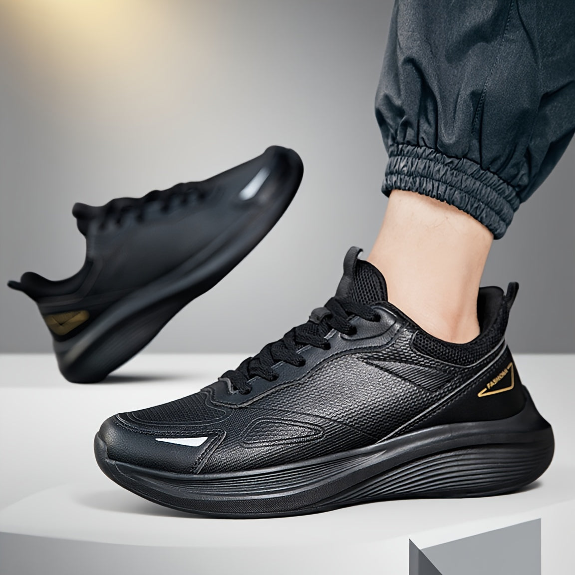 Men's Casual Sports Shoes, All-Season New Ultra-Light Upper Soft Sole Walking Shoes, Microfiber Men's Casual Outdoor Shoes - ayq
