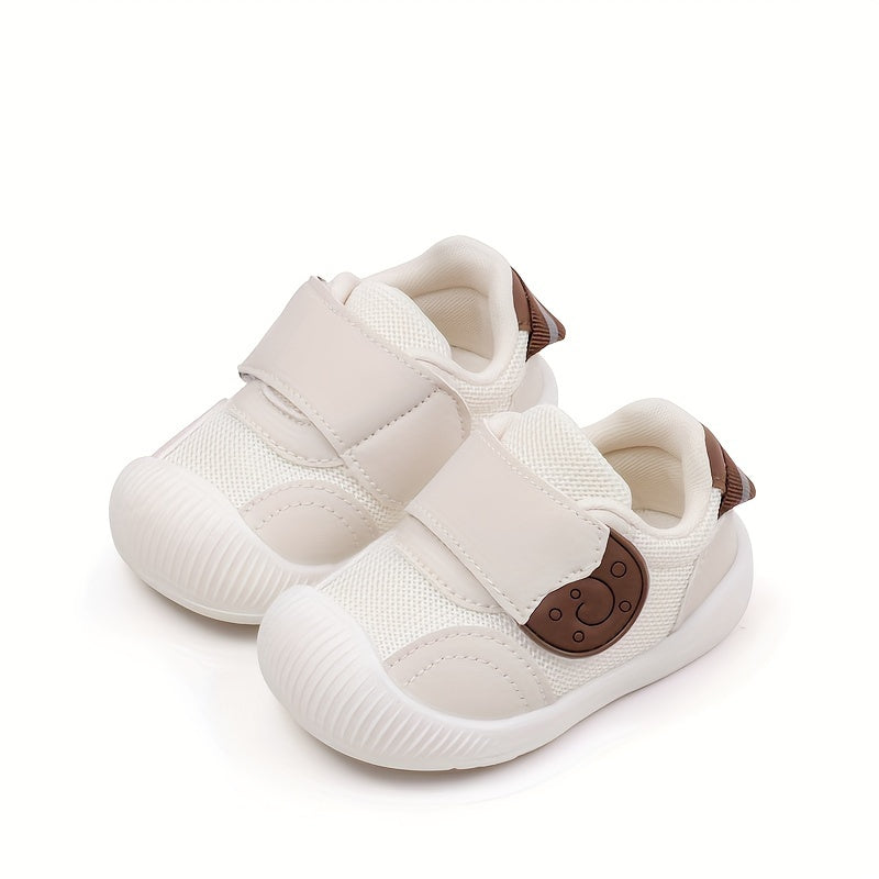 Cute Cartoon Spring And Autumn Baby Toddler Sports Shoes, Suitable For 0-2 Year Old Boys And Girls, With Soft Rubber Soles, Anti-slip And Breathable, Suitable For Boys And Girls To Wear For Outings.