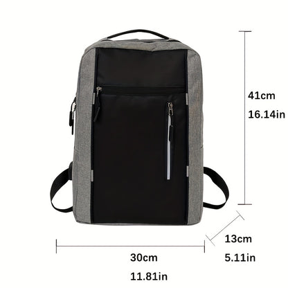 Three-piece minimalist computer backpack set, consisting of a lightweight shoulder bag, chest bag, and wallet, suitable for daily commuting and business use