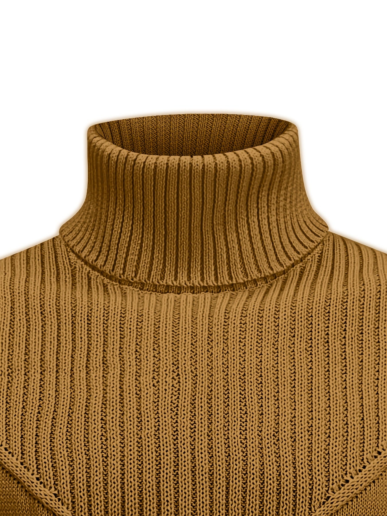 Men'S Casual Winter High Neck Turtleneck Sweater | Black Solid Color, Medium Stretch Fabric, Regular Fit, Hand Wash Only, Sleek Knitwear, Long Sleeve, Rib-Knit Detail
