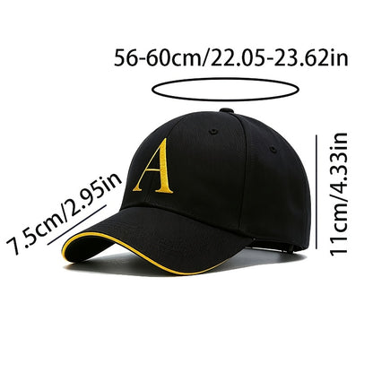 Unisex Adjustable Breathable Baseball Cap with Embroidery