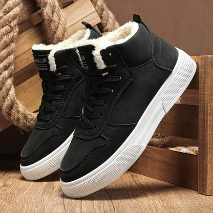 Men'S & Women'S Winter Snow Boots - Heavy-Duty PVC Sole, Warm & Arch Support - All-Season Ankle Boots with Lace-Up Closure - Heavy-Duty Traction Tread, - Ideal For Ice, Snow, Hiking, Winter Boots, Hiking Footwear, Outdoor Foo