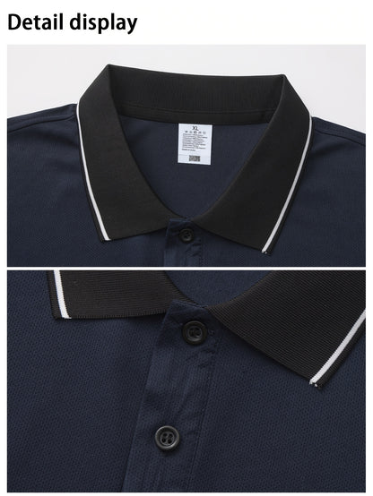 Men's Outdoor Golf Polo Shirt Short Sleeve Summer Casual