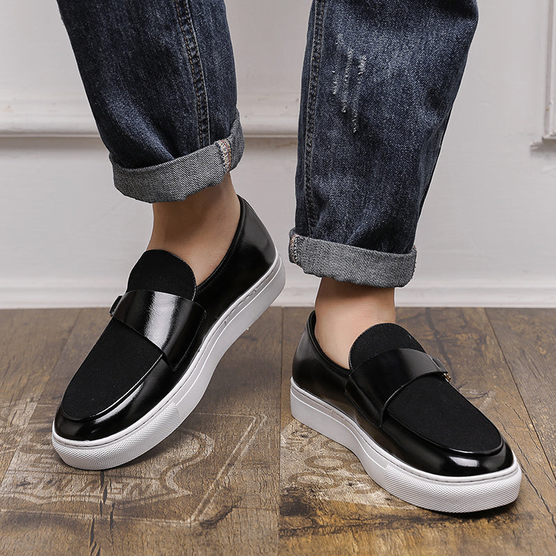 Classic British Style Slip-On Ankle Loafers for All Seasons