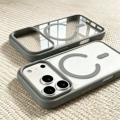 Magnetic Transparent Phone Case for iPhone 18 Pro Max with Wireless Ch