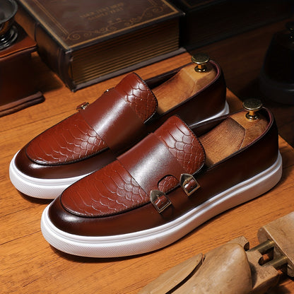 Men's All-Season Casual Slip-On Shoes with Rubber Sole