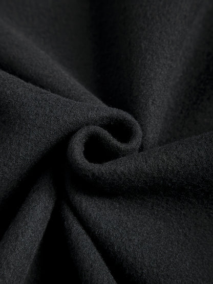 Men'S Stand Collar Zipper Jacket, Fashion Solid Color, Long Sleeve, Fleece, Soft, Casual, Polyester, with Zipper Pocket, for Daily, Sports, Fitness