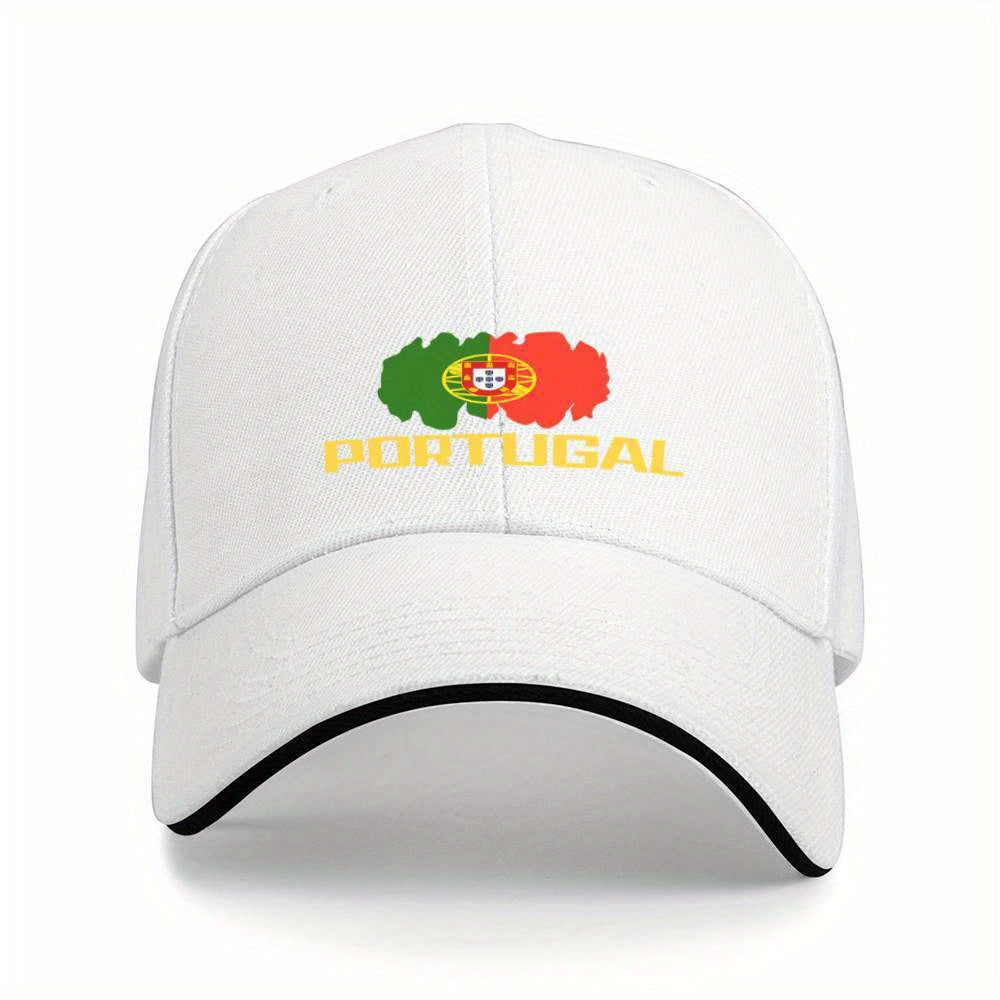 PORTUGAL Flag Sports Cap for Fitness and Running