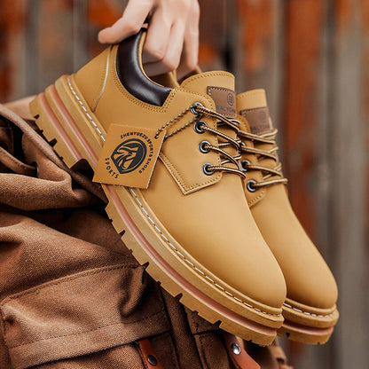 A Pair of Men'S Casual Sneakers, Trendy And Versatile Tennis Shoes, Outdoor Camping Footwear for Men - ayq