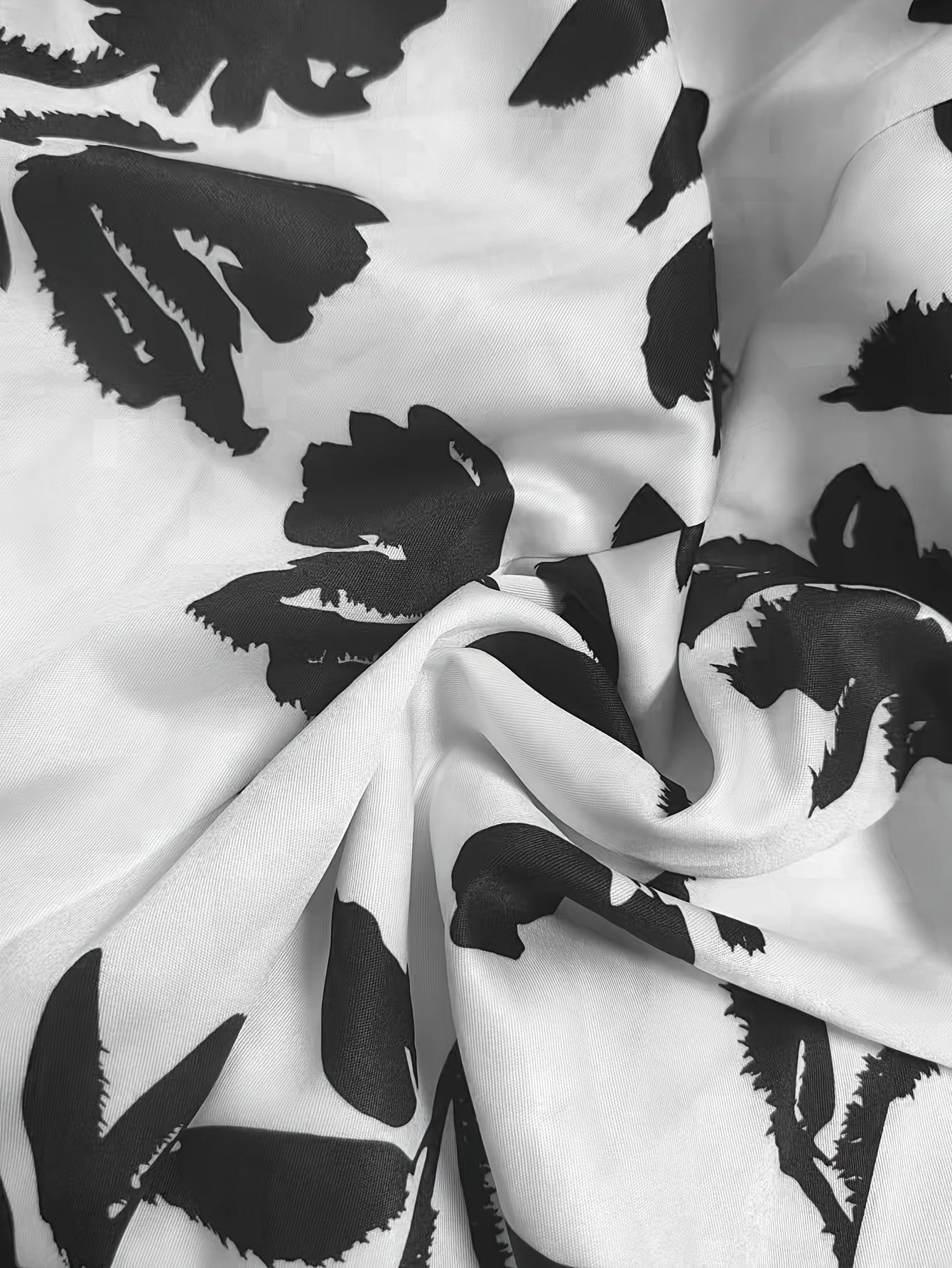 ZD0410952 Women's Printed Spring/Summer Elegant Commuter Casual Shirt 2pcs Set