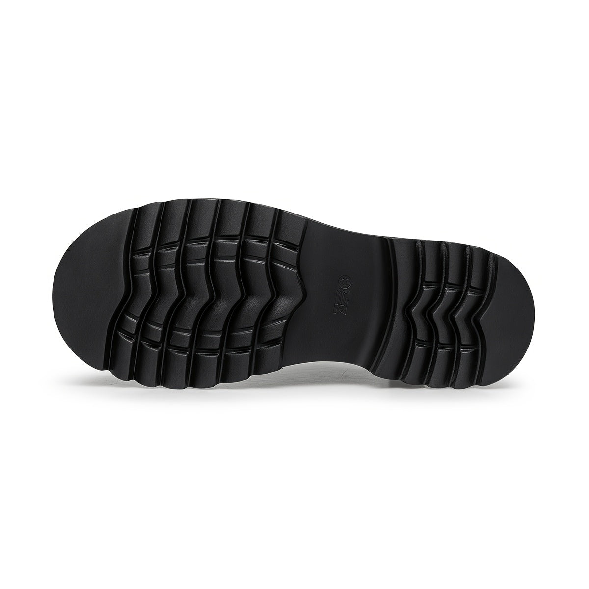 Men's Casual Leather Slip-On Business Shoes with Thick Sole