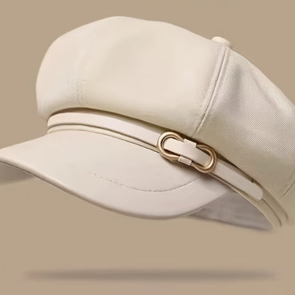 Women's Lightweight Street-Style Breton Beret for Fall Winter