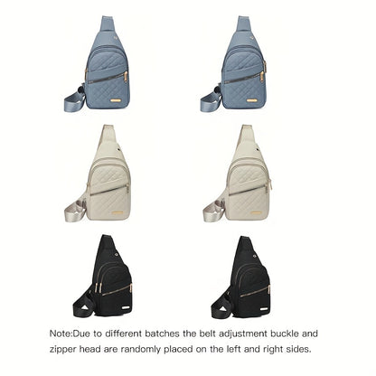 Women's Chest Bag, Large Capacity Crossbody Bag - Ayq