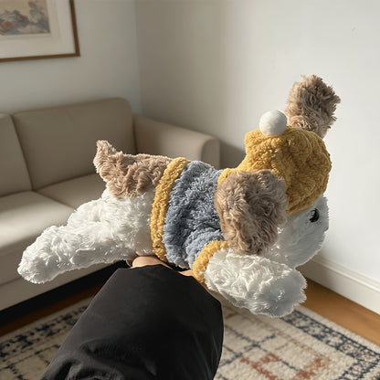 Սիրուն փափուկ խաղալիք շան տեսքով, իդեալական է գրկախառնվելու համար։ Այս փափուկ խաղալիք կենդանին ծառայում է որպես դեկորատիվ բարձ և հիանալի ընկերակից է։ Հիանալի է որպես նվեր ծննդյան և տոների համար սիրելիների համար։