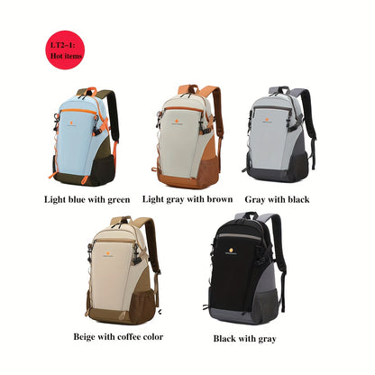 SWEET TOURIST Men'S Lightweight Hiking Backpack - Durable Oxford Fabric, Large Capacity, Adjustable Straps, Multiple Compartments for Outdoor Travel, Sports  Casual Use, Hiking Gear, Sturdy Construction