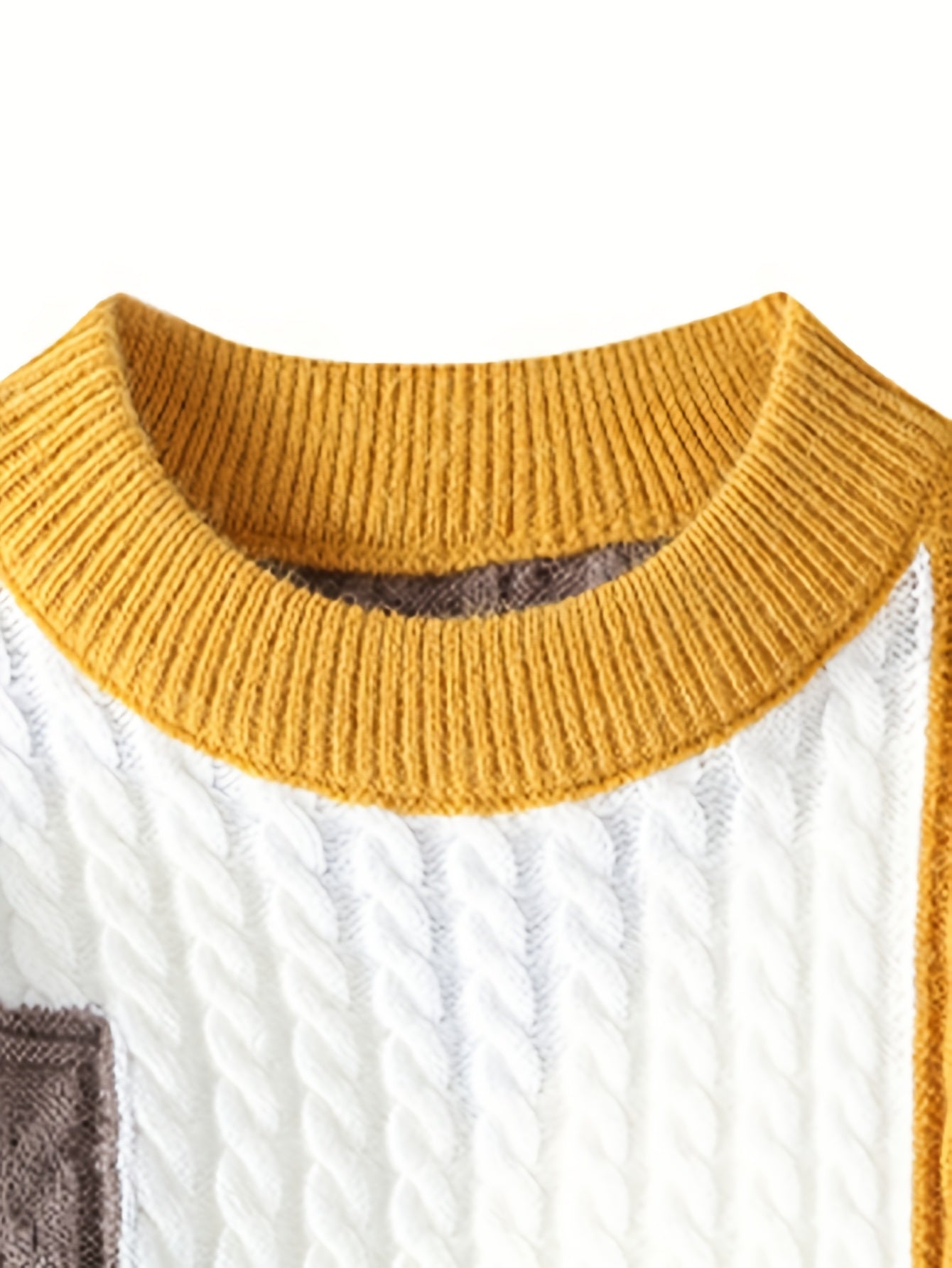 Տղամարդու սվիտեր - շագանակագույն/ - երկար թևքերով, վզնոցով, աշուն/ձմեռ, գրասենյակ, երեկույթ, առօրյա - հեշտ խնամվող, պաշտոնական և առօրյա սվիտեր տղամարդկանց համար