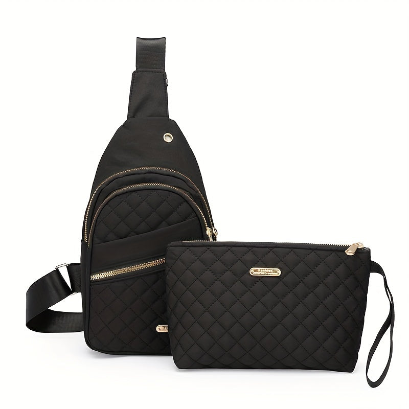 Women's Chest Bag, Large Capacity Crossbody Bag - Ayq