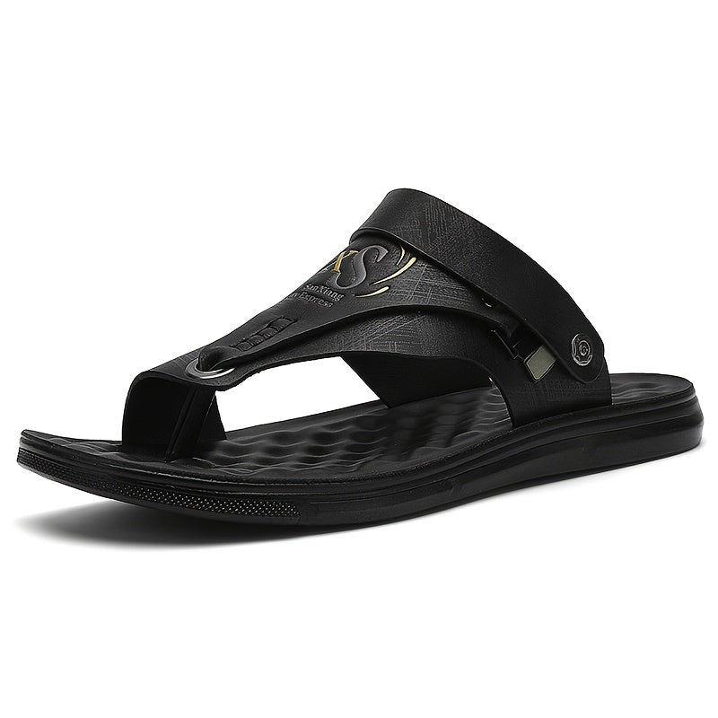 Men's Lightweight PU Beach Shoes Casual Outdoor Sandals