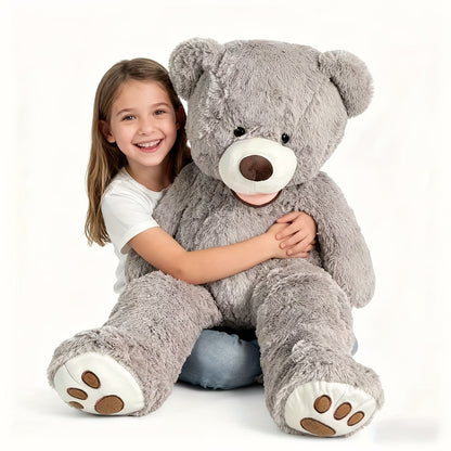 95Cm/37.4In Cartoon Plush Doll Large Bear Stuffed Toy Home Essentials Soft Plush Animals Big Bear Home Decor Party Adorable for Children Ideal Gift for Birthdays And Holidays