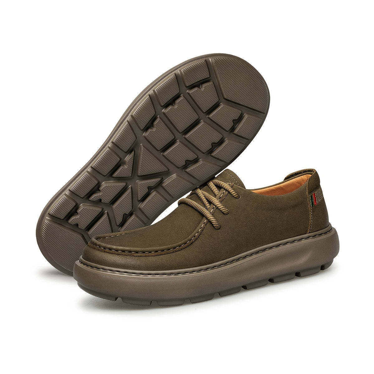 ZRO Men's Casual Leather Loafers Lightweight Comfort Shoes