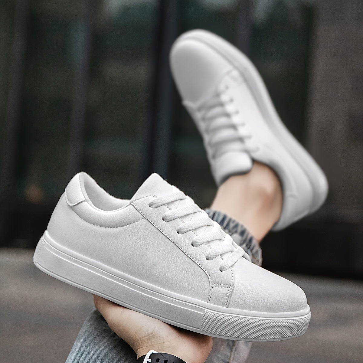 Unisex Low-Top Skate Sneakers for Men & Women Plus Size