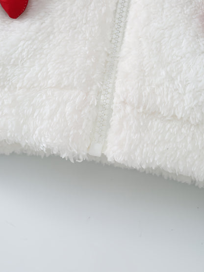 3 հատ աղջիկների ձմեռային տաբատների հավաքածու՝ երկար թևքերով բոդիով, կարմիր ժապավենով զարդարված կայծակաճարմանդով վերնաշապիկով + առօրյա առաձգական գոտկատեղով տաբատ, զբոսանքի համար