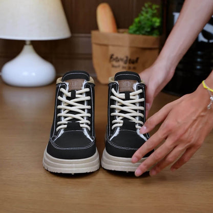 Տղամարդկանց ձմեռային կոշիկներ, հաստացված արտաքին հագուստի համար նախատեսված արշավային կոշիկներ, նորաձև բազմակողմանի աշխատանքային կոշիկներ, բրիտանական կարճ կոշիկներ