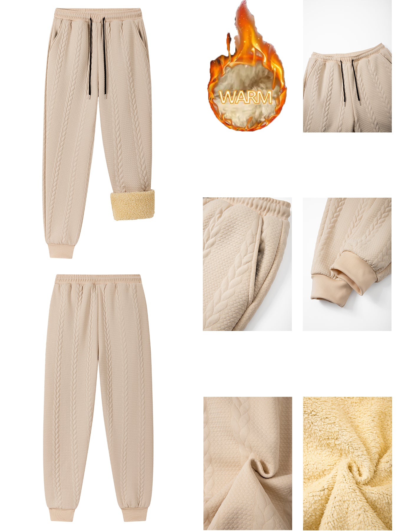 Տղամարդկանց ձմեռային նորաձևության երկմասանոց հավաքածու. Ժակարդե գլխարկով կարդիգան՝ աստառով և երկար տաբատ – իդեալական է աշնան և ձմռան համար, ձմեռային հագուստ տղամարդկանց համար