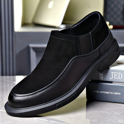 Men's Casual Slip-On Shoes with Geometric Design