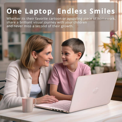 HP Stream 14" HD Brightview Laptop, Intel Celeron N4120 Processor, 4GB RAM, 64GB Storage, Intel HD Graphics, 720P Webcam, 1 Year Office 365, Pink, Win 11 S, 32GB Hotface USB Card