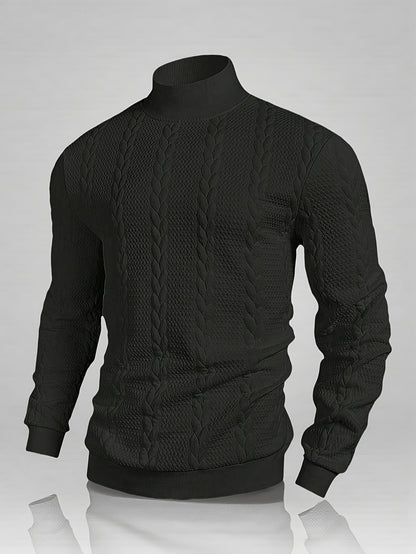 Տղամարդու գարնանային և աշնանային բարձր օձիքով միագույն, հեշտ ամրացվող, կողային կտորից վերնաշապիկ, պատրաստված հարմարավետ և մաշկի համար անվտանգ նյութից, կատարյալ է ինչպես առօրյա զբոսանքների, այնպես էլ աշնանային և ձմեռային սեզոնների ամենօրյա կրելու համար։